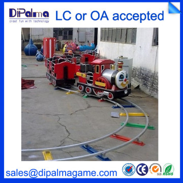 indoor and outdoor amusement park train tomas train