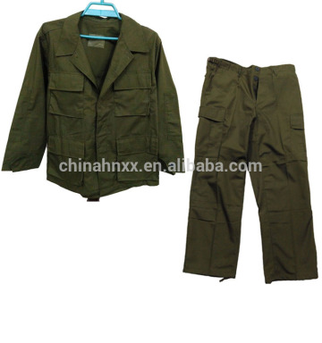 Ripstop army dress green military uniform