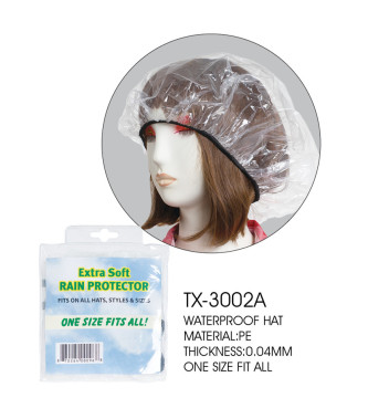 Disposable waterproof hair cap