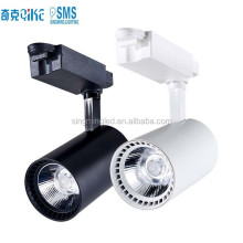 LED COB Ceiling Rail Lamp with Adjustable Aperture for Cafes