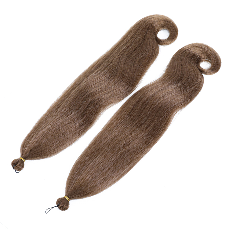 24inch yaki pony hair yaki braids ponytail synthetic hairpiece braids synthetic braiding hair