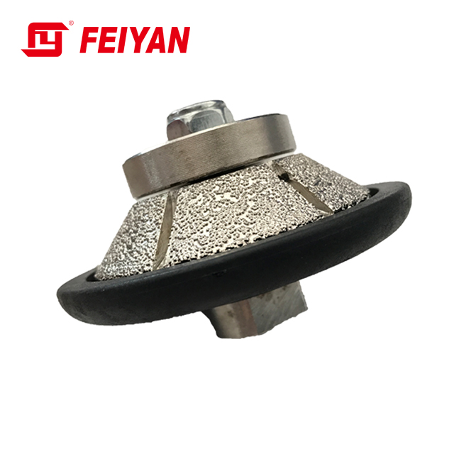 Vacuum Brazed Hand Profile Bits Grinding Wheels for Stone Profiling wheels masonic working tools counter top slab profile