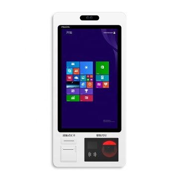 Indoor Touchscreen Kiosk for Self-Service Check-in and Information