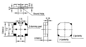 8mm smd BUZZER