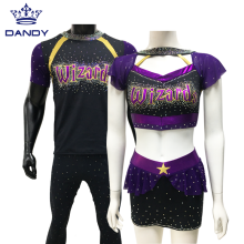 Girls Custom Sexy Crop Top Cheerleader Outfit