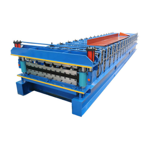 Double decking roof roll forming machine