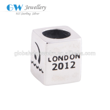 925 Silver Jewelry London Olympics Bead Sports Bracelet Charm