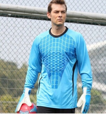 Wholesale dry fit soccer goalkeeper jersey set