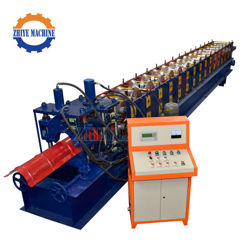 Steel Ridging Cap Roof Panel Roller Form Machine