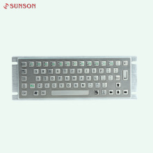 Industrial Metalic Keyboard for Information Kiosk