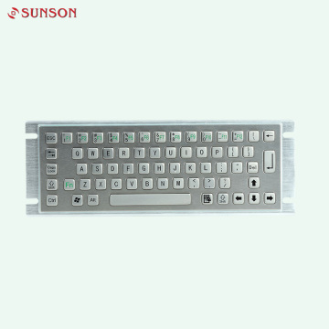 Industrial Metalic Keyboard for Information Kiosk