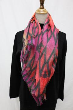 High Quality Linen Material FancyFlax Shawls