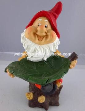 New style polyresin gnome for decoration