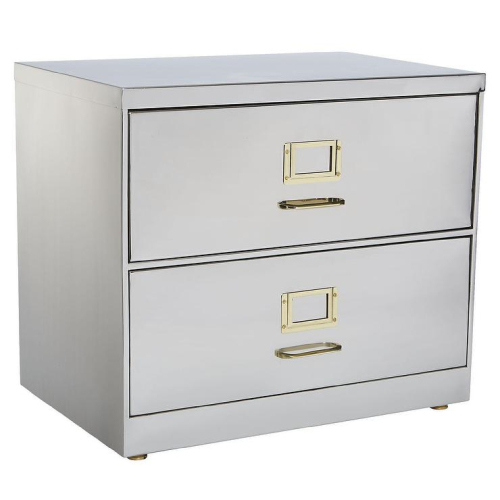 KD structure office lateral 2 drawer file cabinet