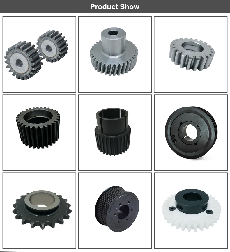 Custom precision parts small plastic pinion gear for a pin gear paper shedder