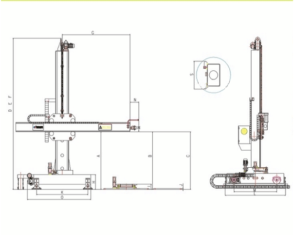 Welding Column And Boom V Type Guide Rail