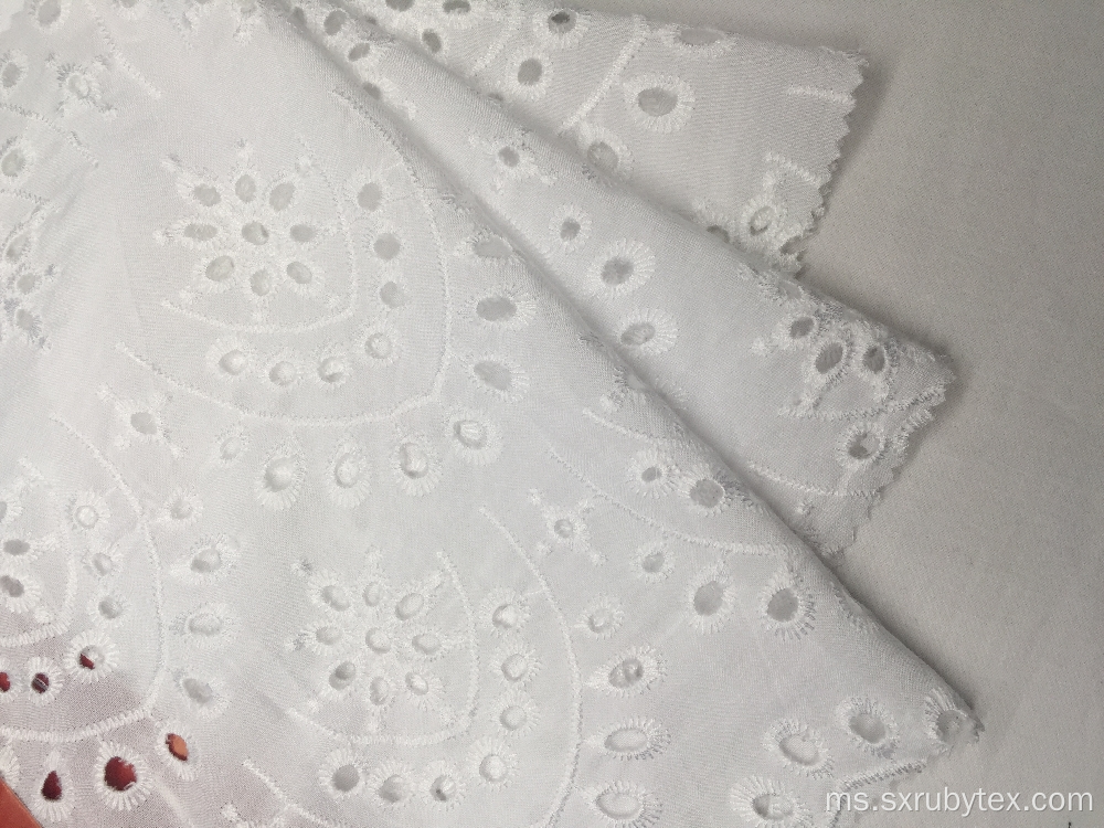 30-an Rayon Sulaman Embroidery Fabric Fabric