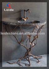 Iron standing with countertop basin