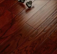 Mahogany Red Color AB Grade Embossed Surface Elm Engineered Wood Flooring