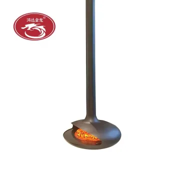 Bullseye Green Marble Fireplace Mantle Modern Round Insert Electric Kerosene Fireplace Heaters