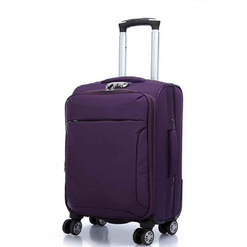 Purple trolley bag