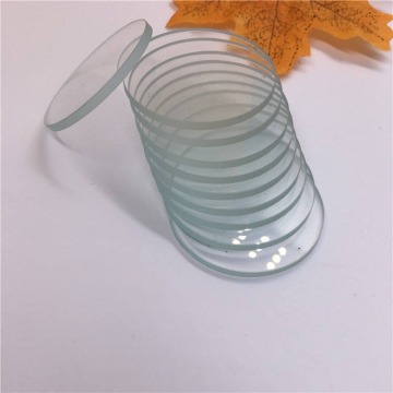 Customized round Tempered Glass Sheet Small Size