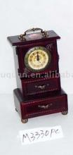 wood clock M3330