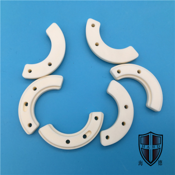 99 alumina ceramic semicircle ring assembled parts