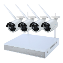 Waterproof WiFi 4CH CCTV Camera System NVR Kit