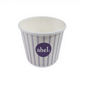 Compostable Ice Cream Paper Cup with Protective Layer