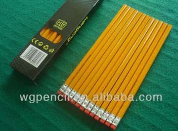 yellow HB pencil