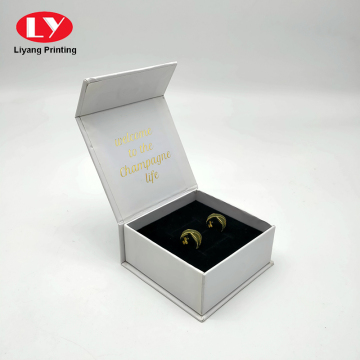 Custom Logo Magnetic Trendy Branded Paper Jewelry Box