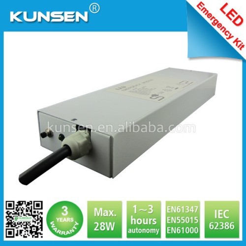 Emergency power supply for led emergency light