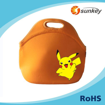 Hot sale girls cute pokemon neoprene lunch bag