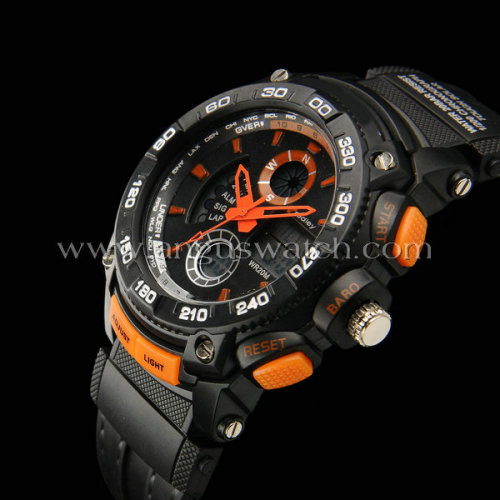 High Quality Water Resistant Sport Digital Wrist Watch with Night Light