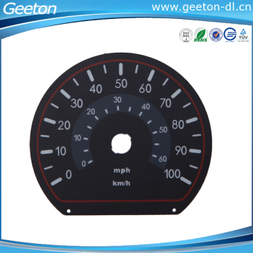 Custom Screen Printing Auto Speedometer Odometer Faceplates