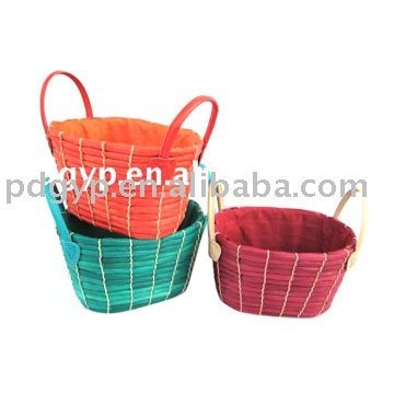 maize skin basket