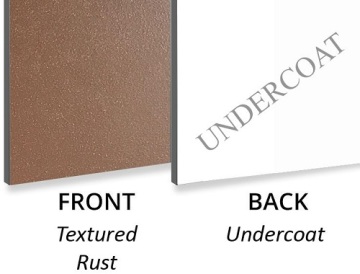 3MM Textured Rust/Undercoat panel