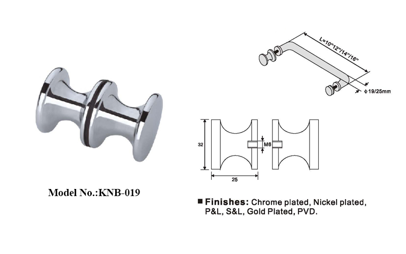 Sturdy Glass Door Knobs Set