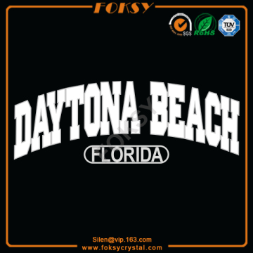 Daytona Beach Florida iron on satin transfers