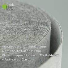 1300 iodine activated carbon cabin filter media cloth