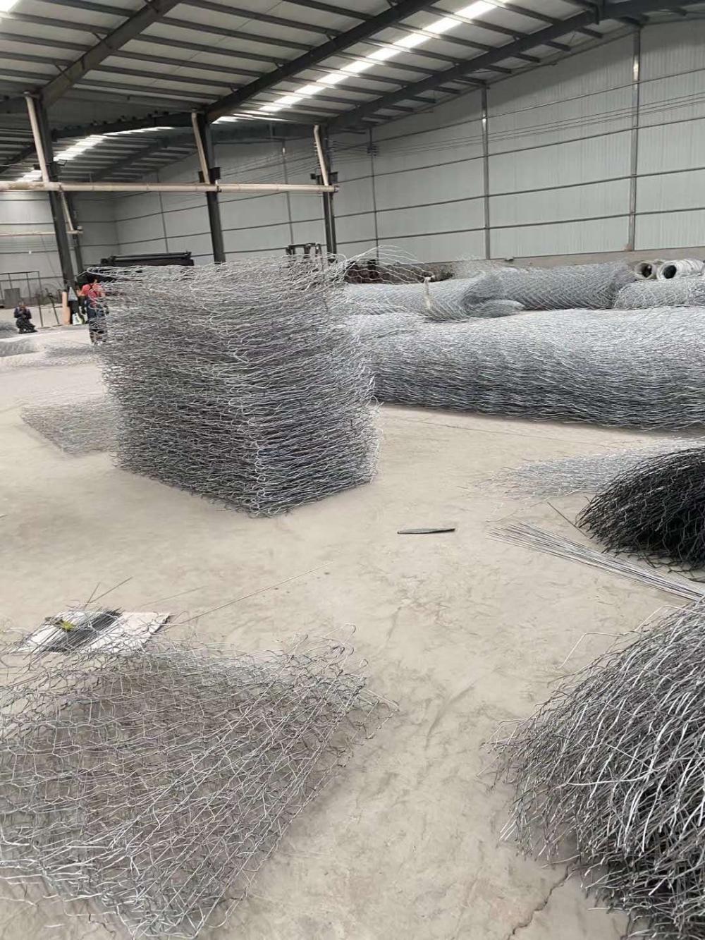 Hot dip galvanized Gabion mesh basket mesh