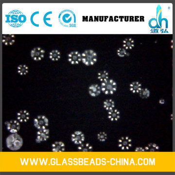borosilicate raw material round transparent beads glass blasting