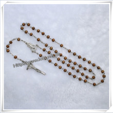 Wood Rosary, Glass Rosary, Metal Rosary, Cloisonne Rosary, Hematite Rosary (IO-cr004)