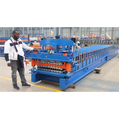 Double Deck Steel Sheet Roll Forming Machine