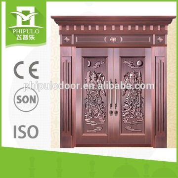 copper villa entry door/copper villa entrance door/copper door