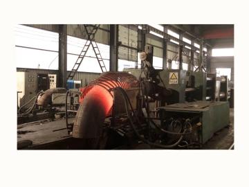 Hot making carbon steel elbow machine