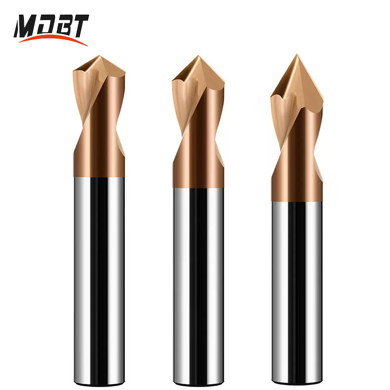 HRC55 spot drill decimal point carbide center drill CNC 60/90/120 chamfering drilling bits