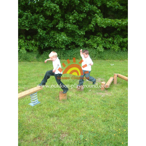 Wooden Play Set Peralatan Aksesori Playground Komersial