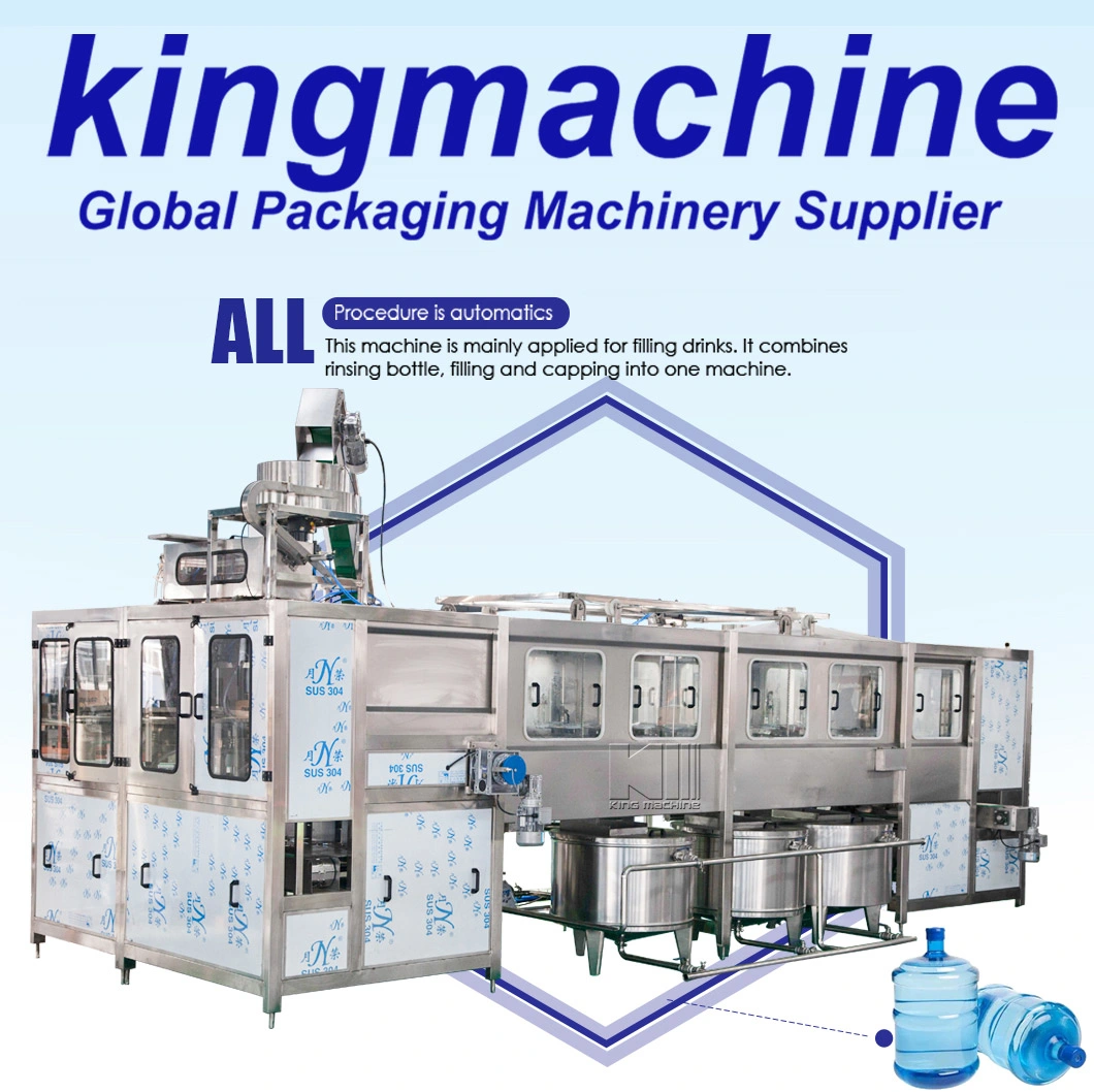 Automatic 5 Gallon Bottle Drinking Water Filling Machine with Ce